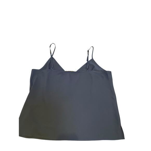 NWOT Veronica Beard Blue 100% Silk Camisole Blouse, Adjustable Straps 10 - Picture 13 of 15